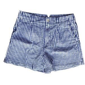 Alex Mill Blue White Striped Seersucker Boy Shorts Women's Size 6